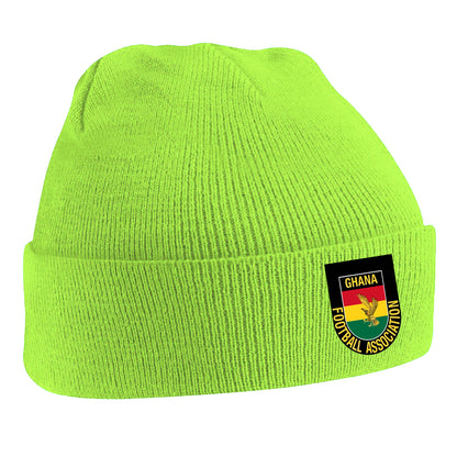 Retro Ghana 1966 Embroidered Beanie Hat