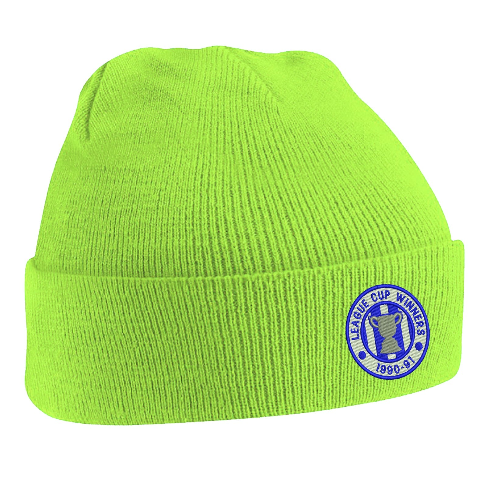 Retro Sheffield Wednesday League Cup Winners 1991 Beanie Hat