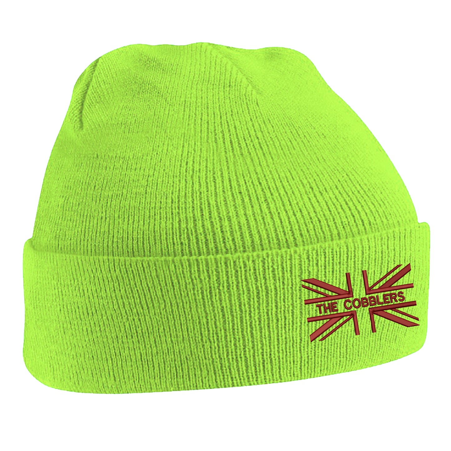 The Cobblers Union Jack Embroidered Beanie Hat