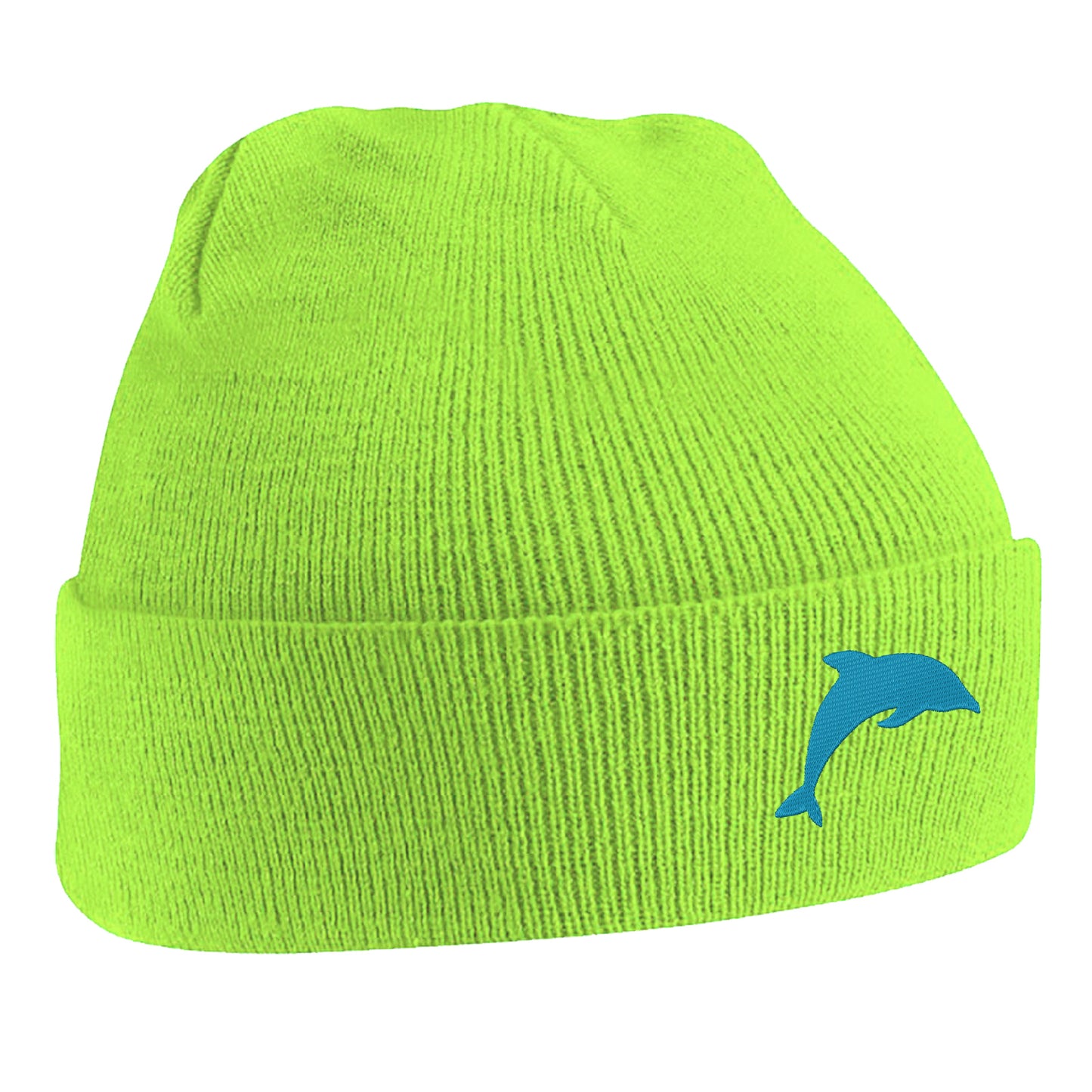 Dolphin Embroidered Beanie Hat