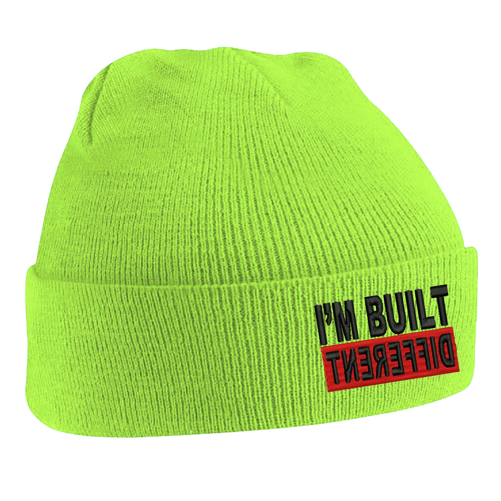 Hits Different Embroidered Beanie Hat