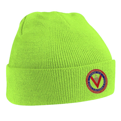 Retro Clapton Orient Somme Memorial Embroidered Beanie Hat