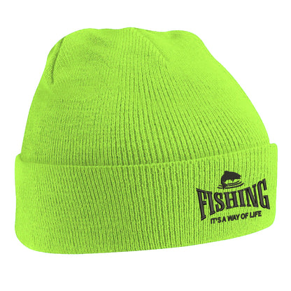 Fishing It's a Way of Life Beanie Hat