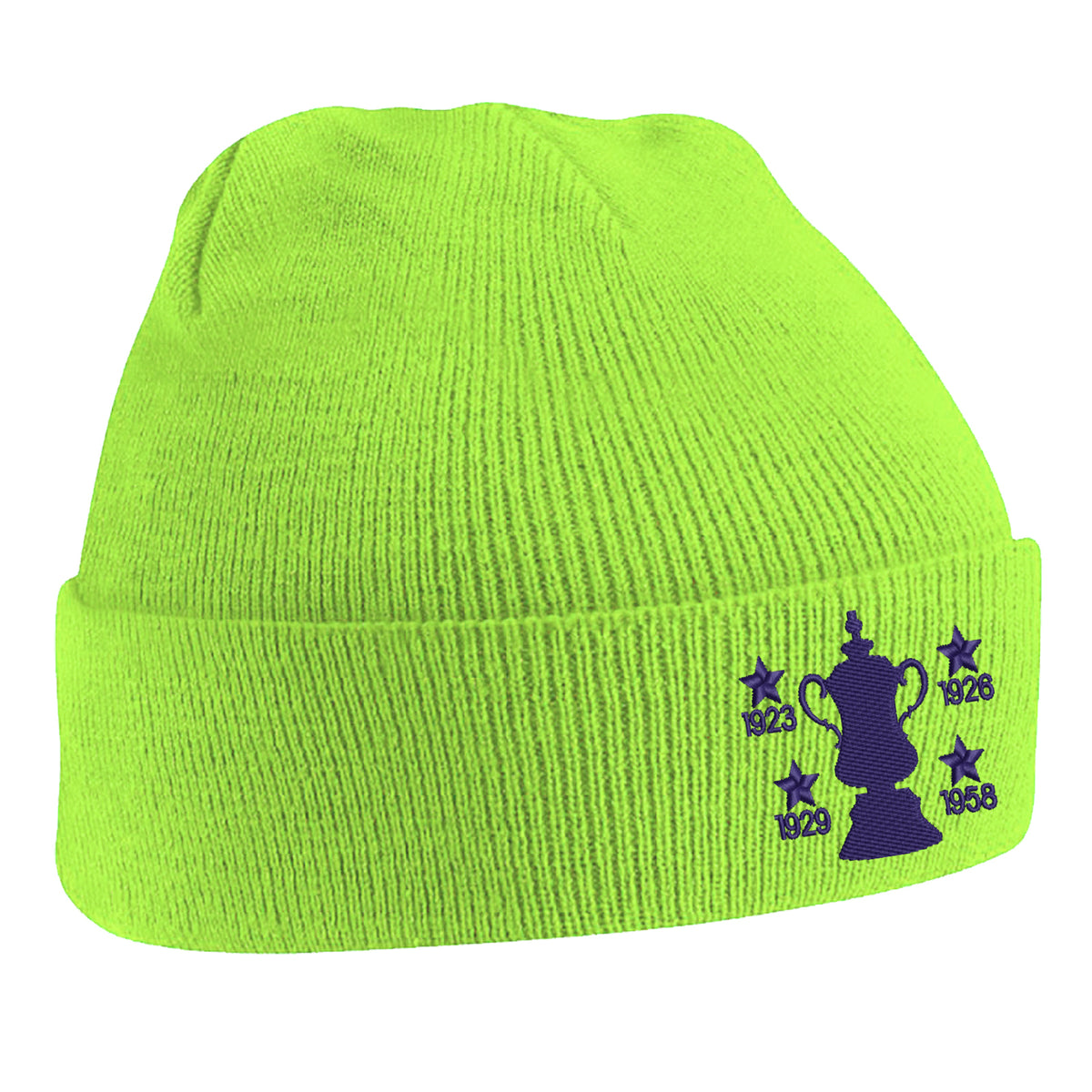 Retro Bolton Four Time Cup Winners Beanie Hat