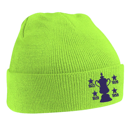 Retro Bolton Four Time Cup Winners Beanie Hat