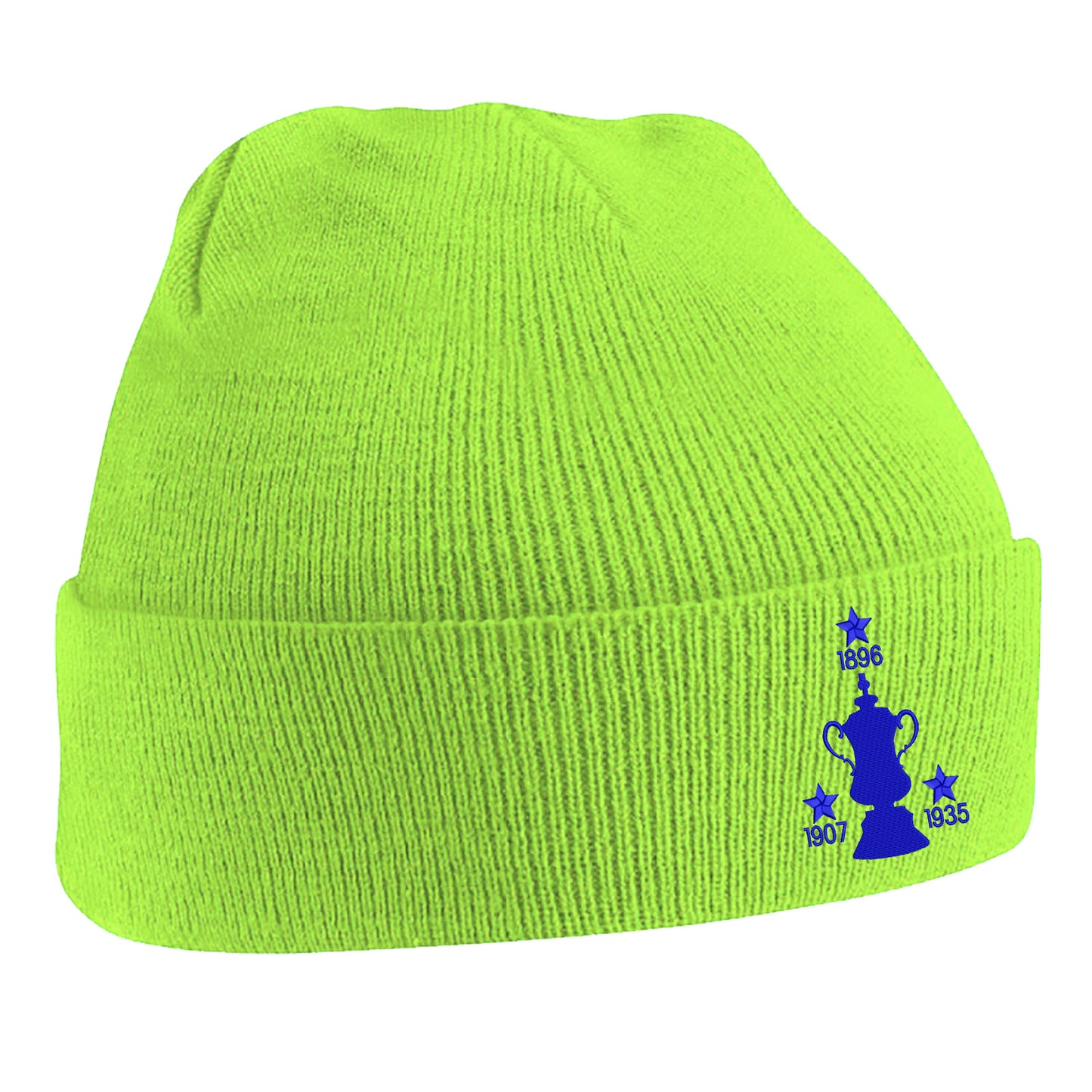 Retro Sheff Wed Three Time Cup Winners Embroidered Beanie Hat