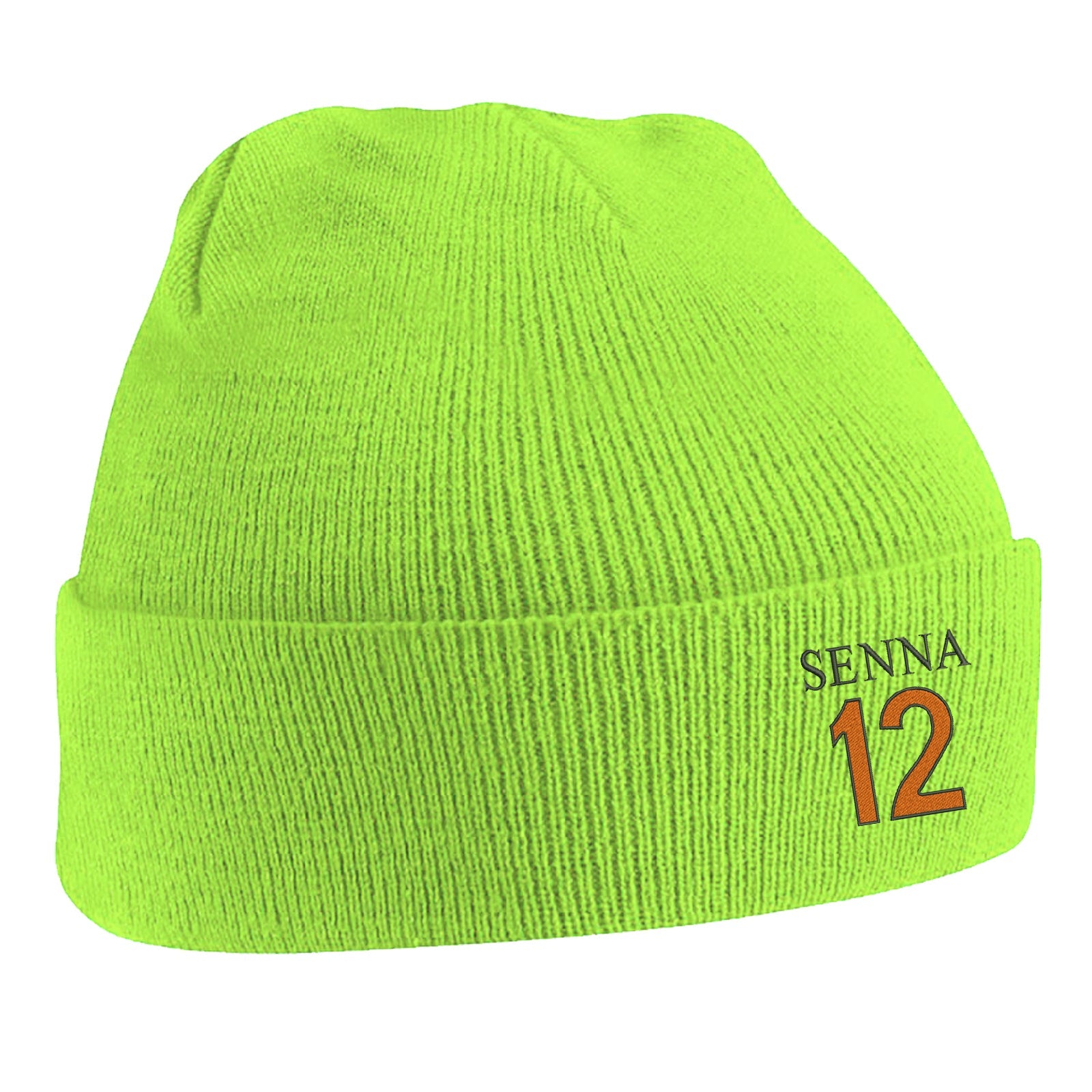 Retro Senna 12 Beanie Hat