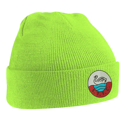 Retro Swansea 1960s Embroidered Beanie Hat