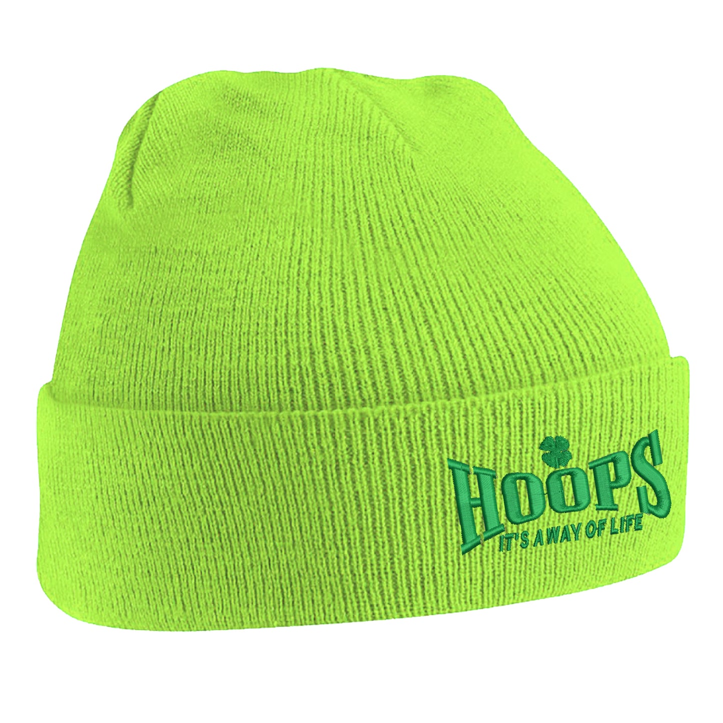 Hoops Its a Way of Life Embroidered Beanie Hat