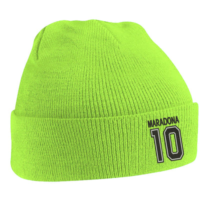 Maradona 10 Beanie Hat