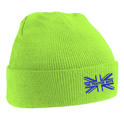 The Tractor Boys Union Jack Embroidered Beanie Hat