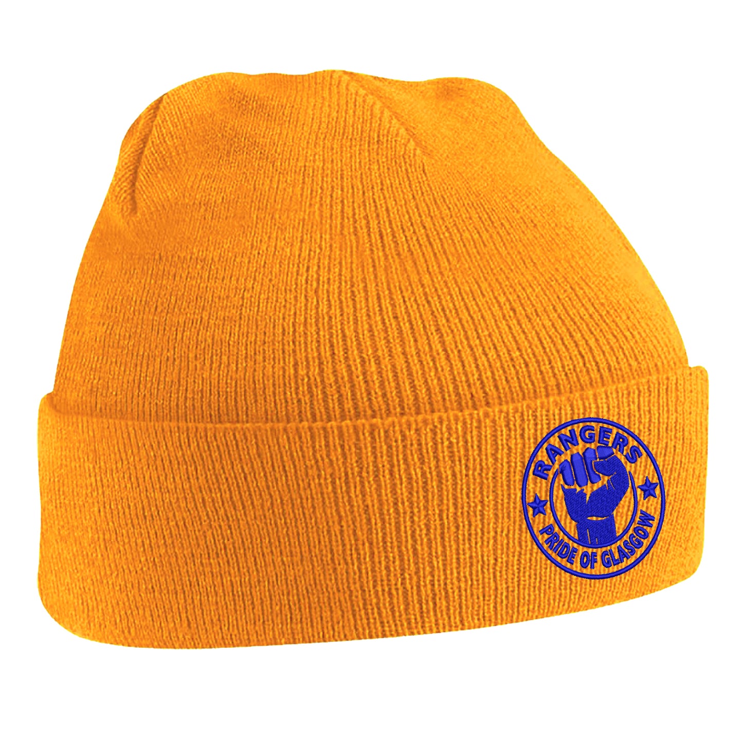 Rangers Pride of Glasgow Embroidered Beanie Hat