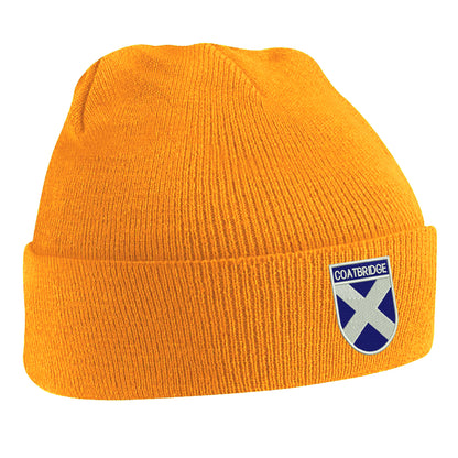 Coatbridge Flag of Scotland Shield Beanie Hat