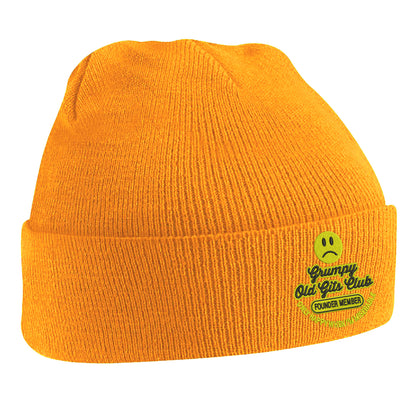 Grumpy Old Gits Club Founder Member Embroidered Beanie Hat