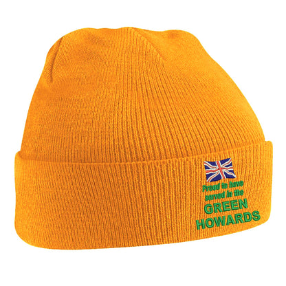 Proud to Have Served in The Green Howards Beanie Hat