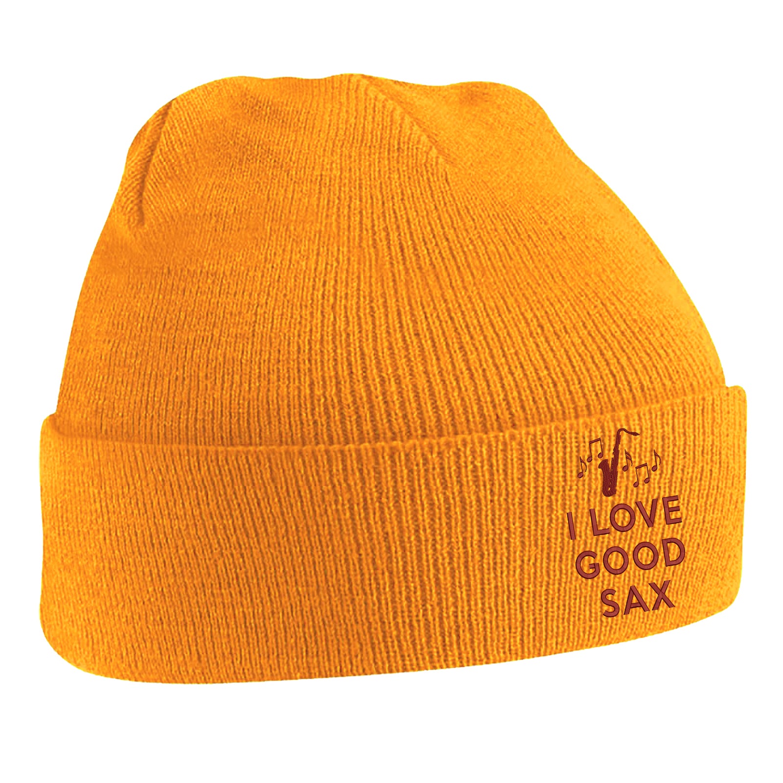 I Love Good Sax Beanie Hat