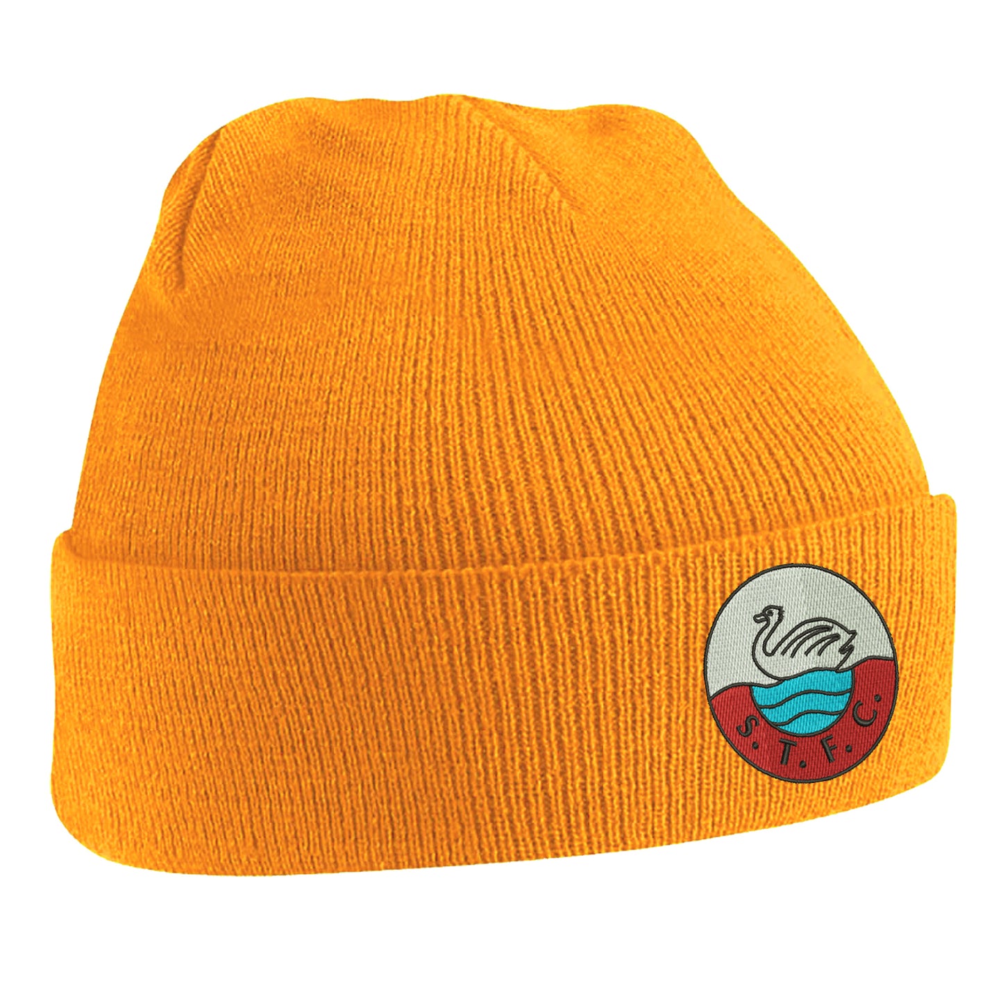 Retro Swansea 1960s Embroidered Beanie Hat