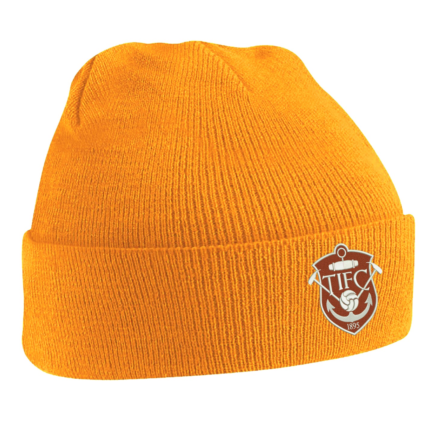 Retro Thames Ironworks FC Embroidered Beanie Hat