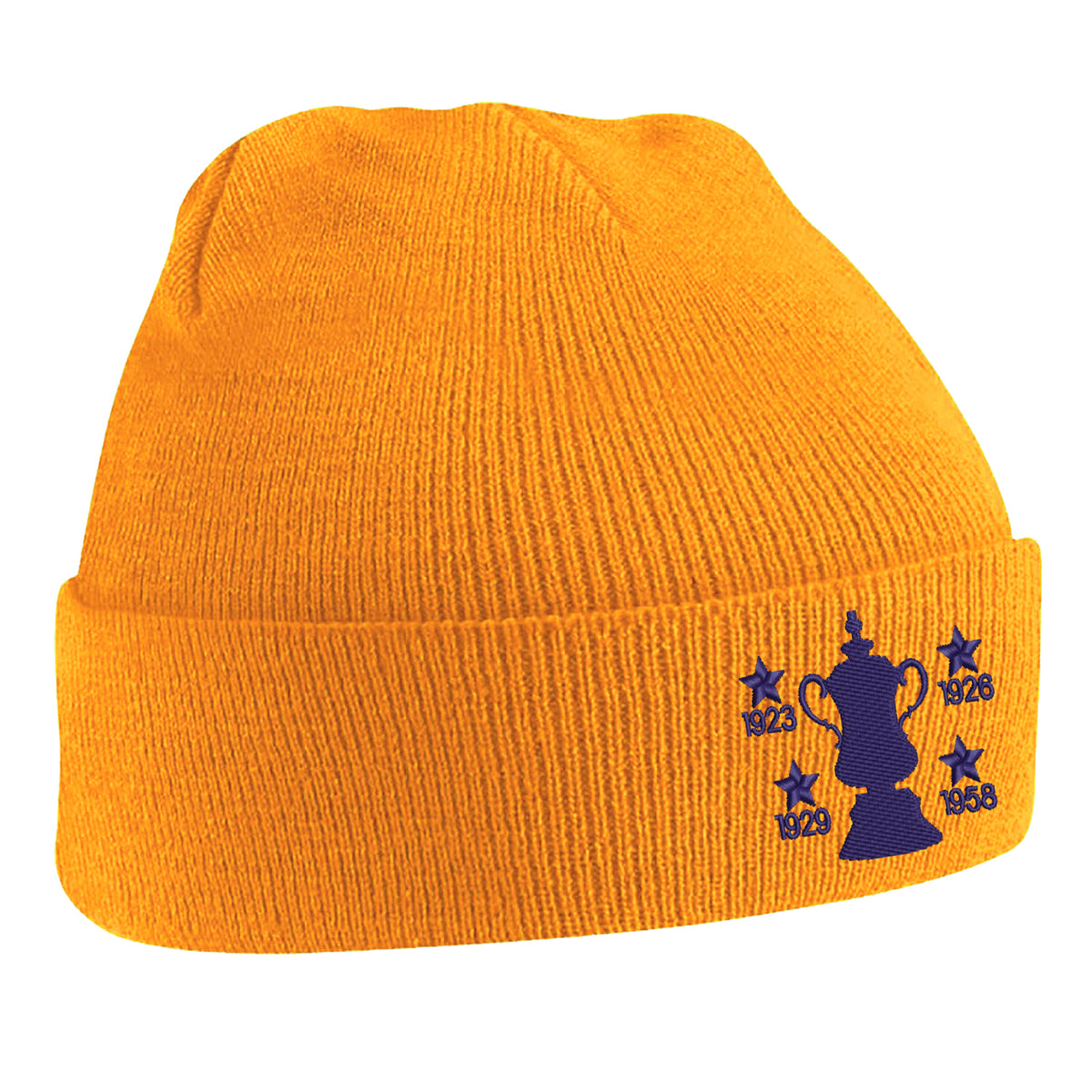 Retro Bolton Four Time Cup Winners Beanie Hat