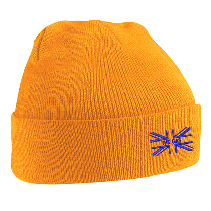 The Gas Union Jack Embroidered Beanie Hat