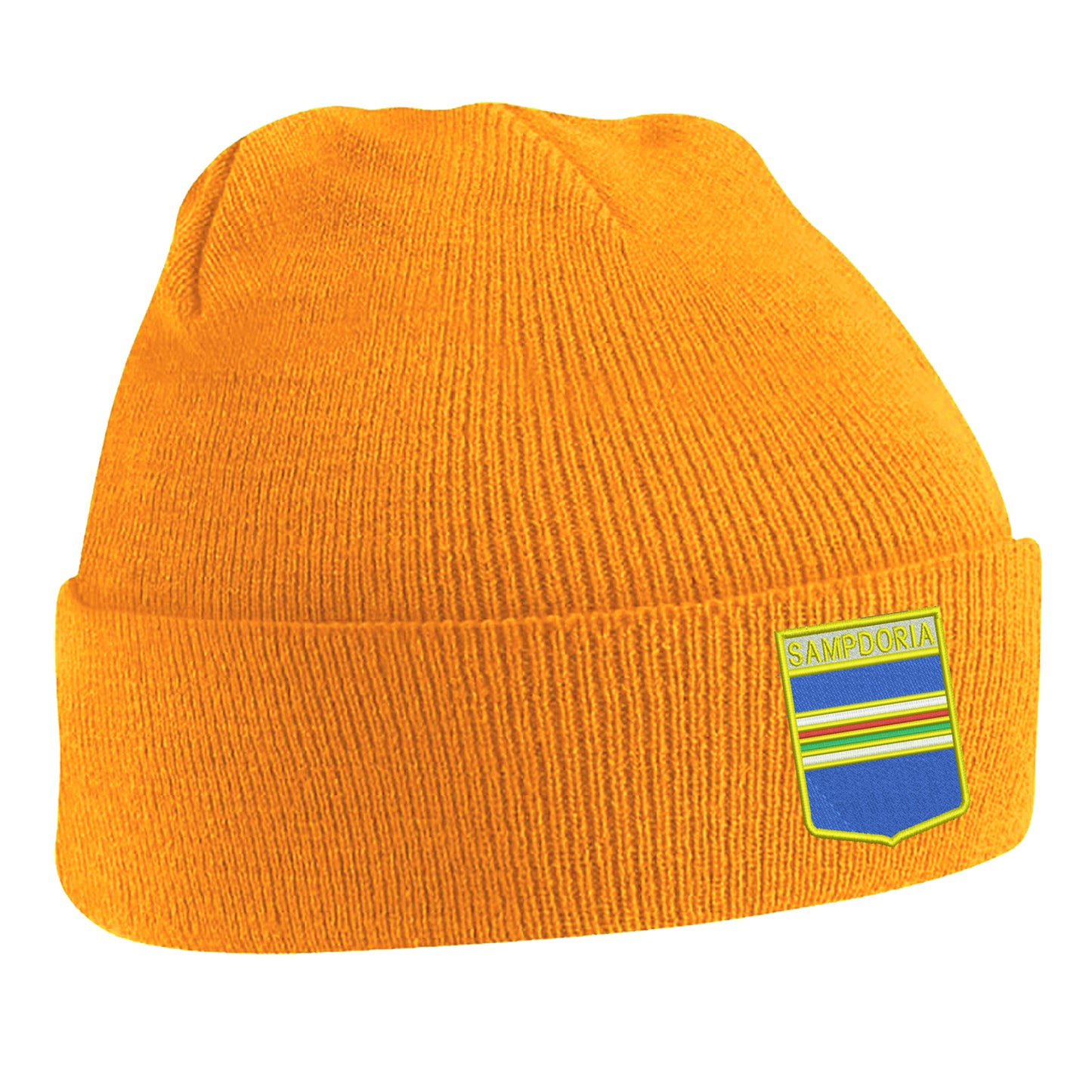 Retro Sampdoria 1960s Embroidered Beanie Hat
