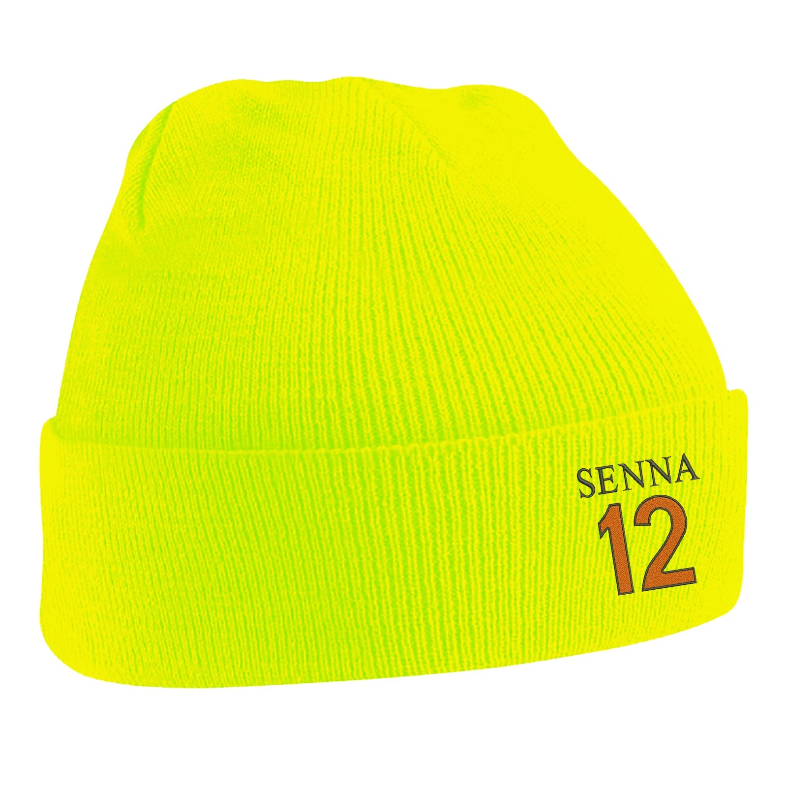 Retro Senna 12 Beanie Hat