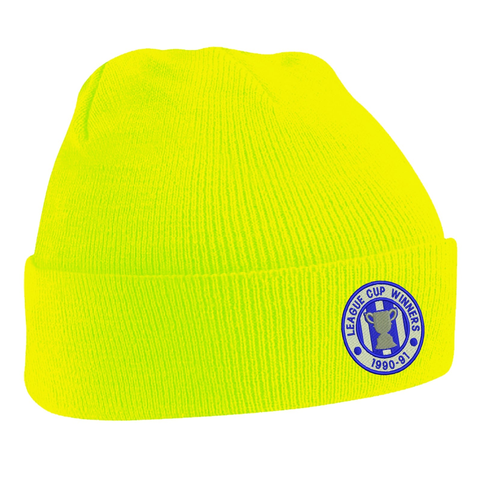 Retro Sheffield Wednesday League Cup Winners 1991 Beanie Hat
