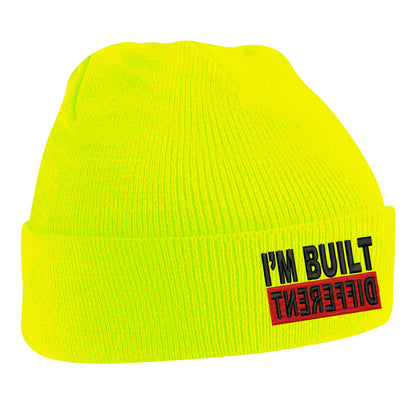 Hits Different Embroidered Beanie Hat