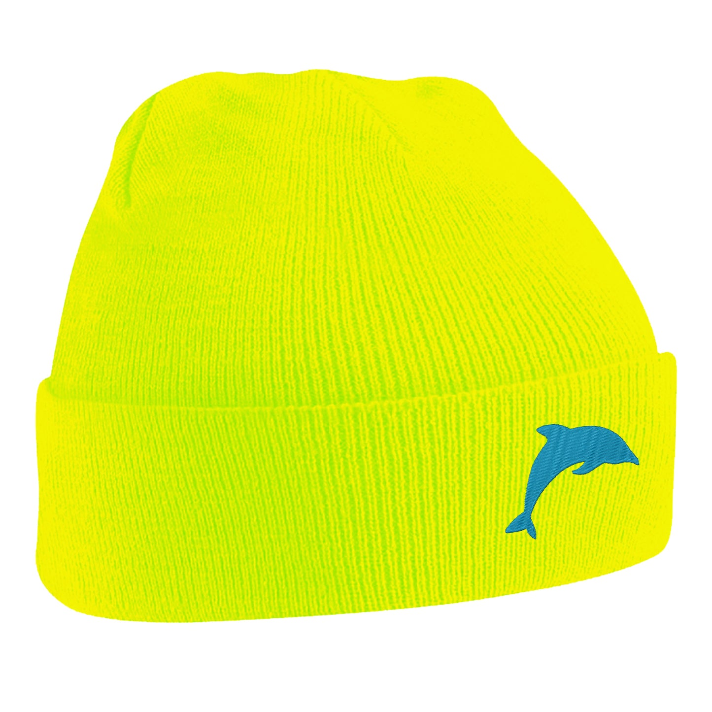 Dolphin Embroidered Beanie Hat