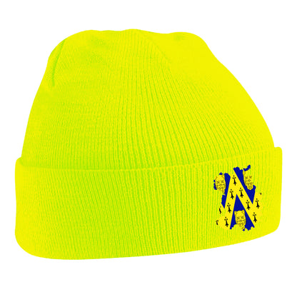 Shropshire Flag Map Embroidered Beanie Hat