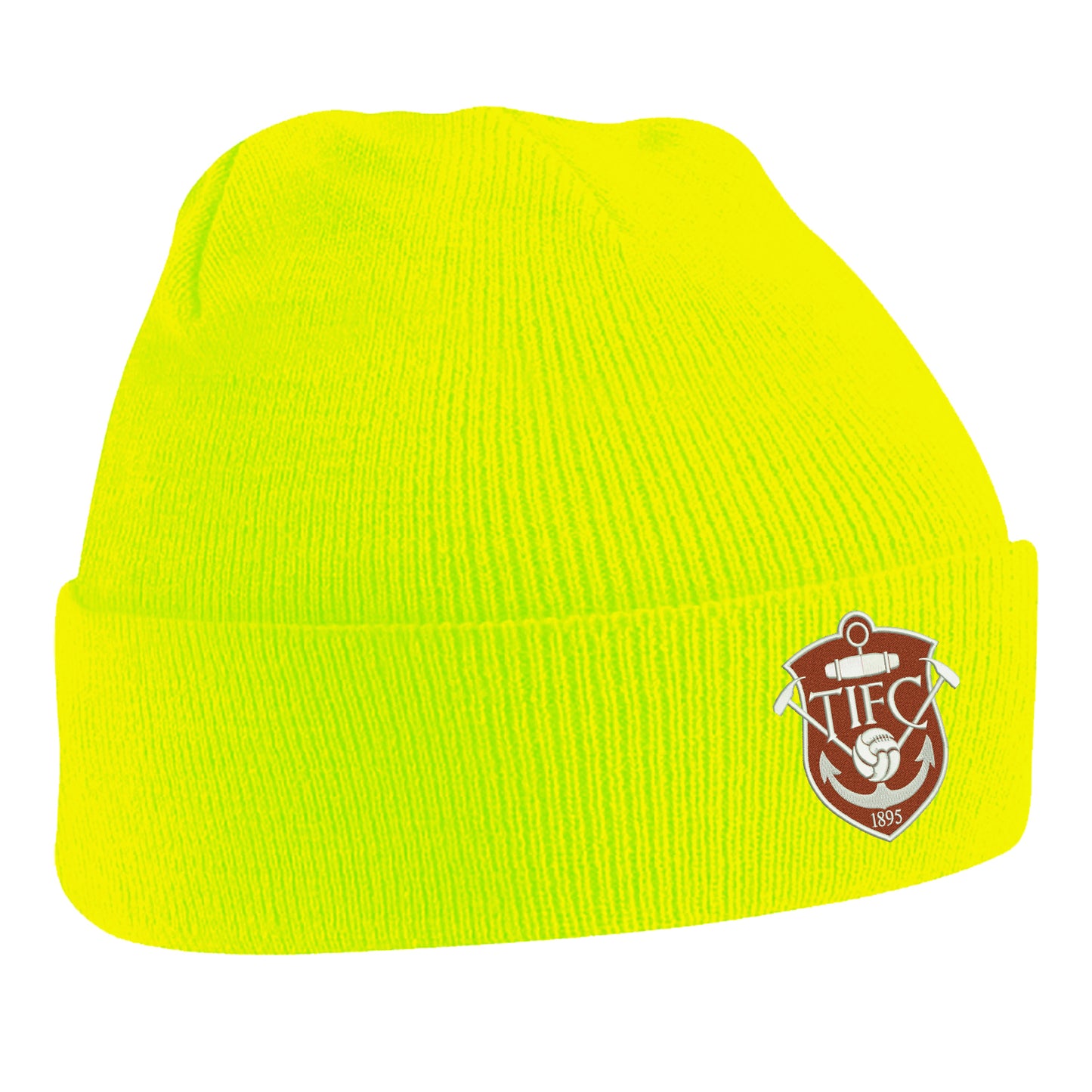 Retro Thames Ironworks FC Embroidered Beanie Hat