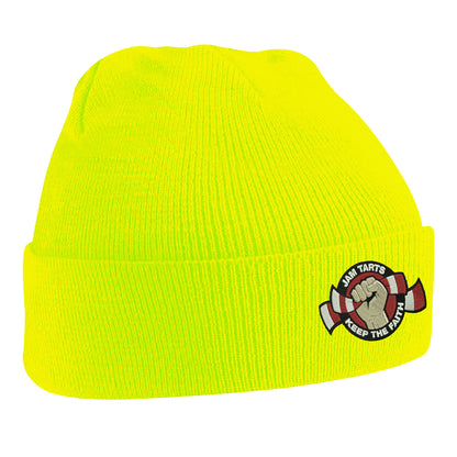 Jam Tarts Keep The Faith Embroidered Beanie Hat