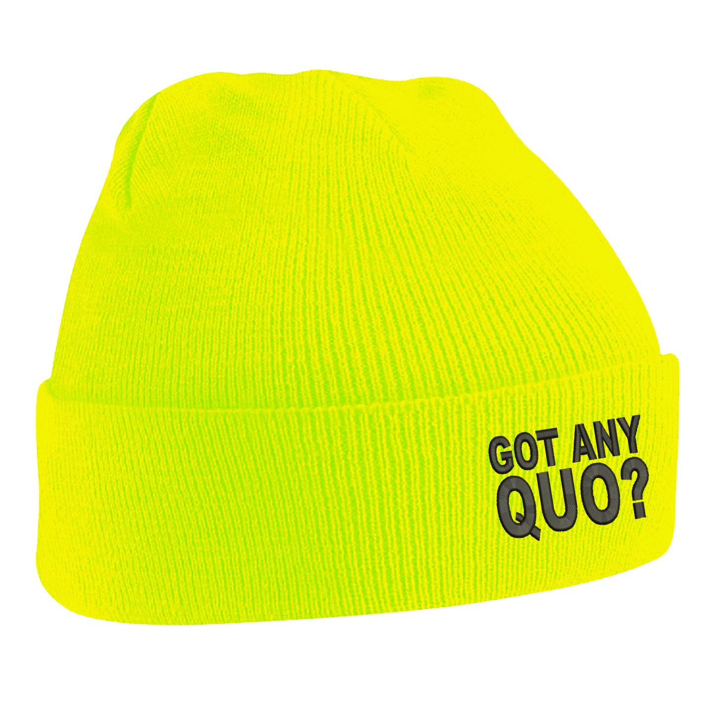 Got Any Quo Embroidered Beanie Hat