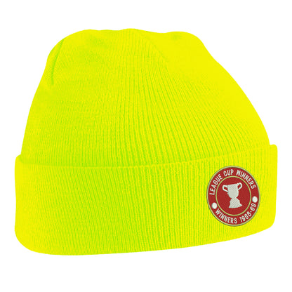 Retro Swindon Town Football League Cup Winners 1969 Embroidered Beanie Hat