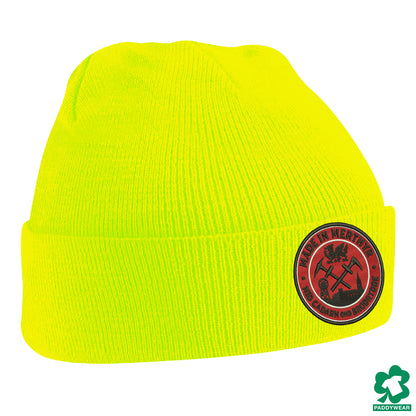 Merthyr Nid Cadern Ond Brodyrdde Embroidered Beanie Hat