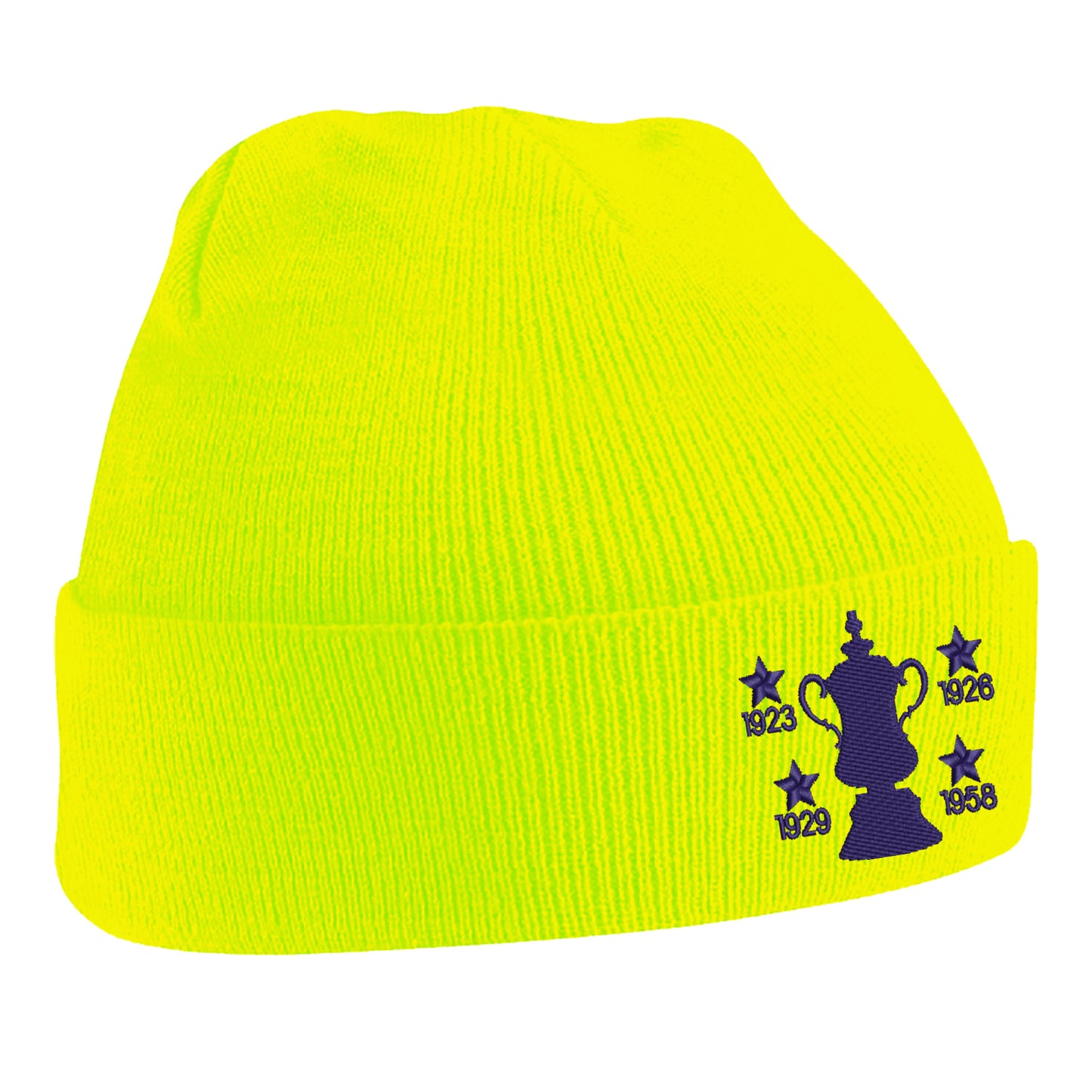 Retro Bolton Four Time Cup Winners Beanie Hat