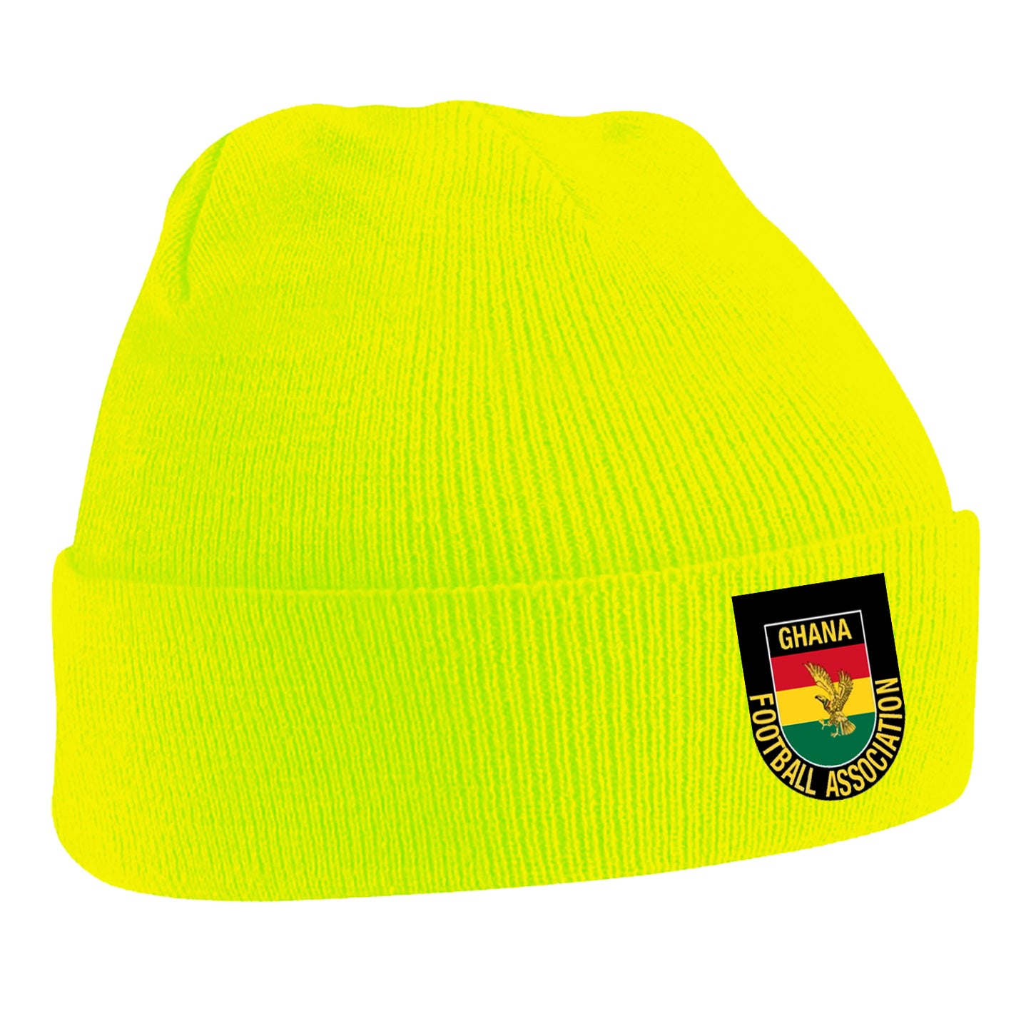 Retro Ghana 1966 Embroidered Beanie Hat