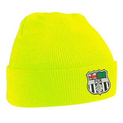 Retro Forest Green 1975 Embroidered Beanie Hat