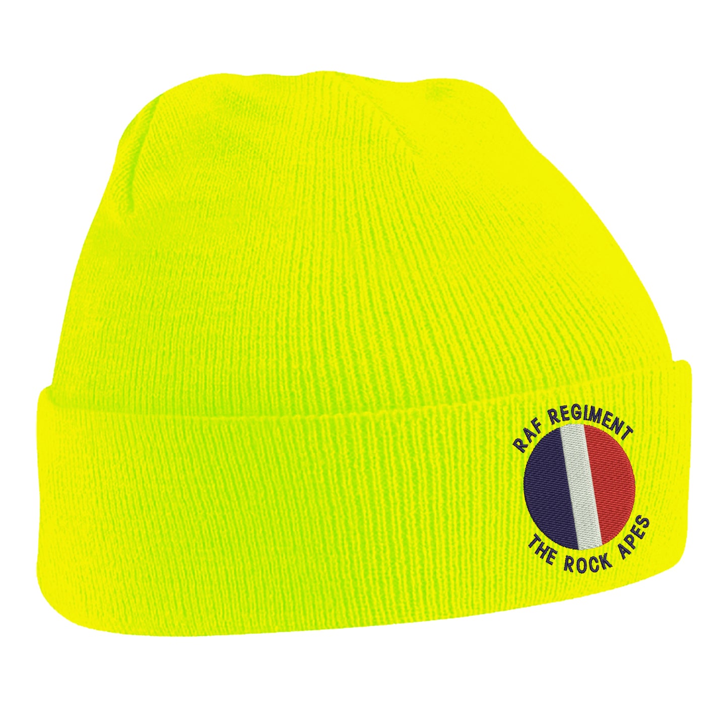RAF Regiment The Rock Apes TRF Embroidered Beanie Hat
