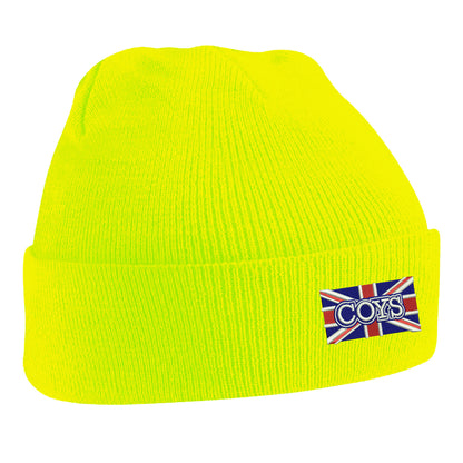 COYS Union Jack Embroidered Beanie Hat