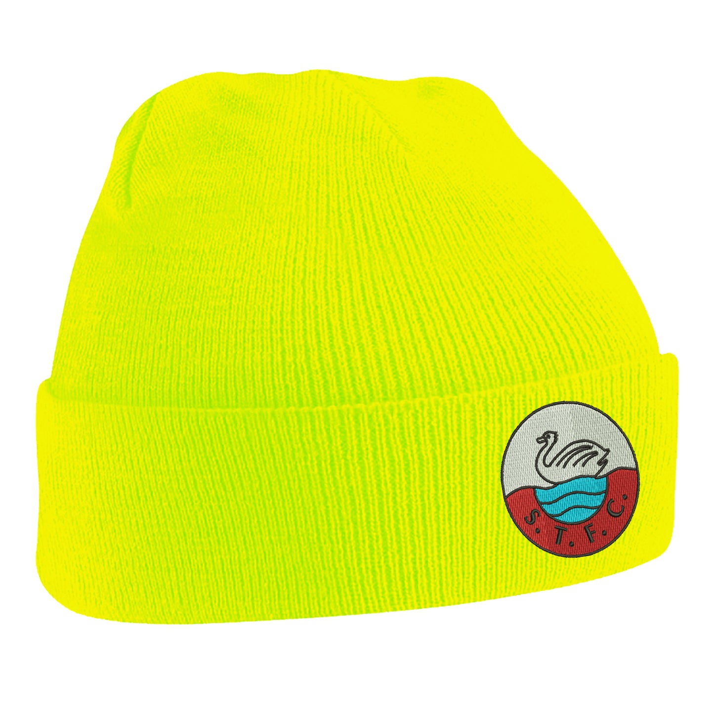 Retro Swansea 1960s Embroidered Beanie Hat