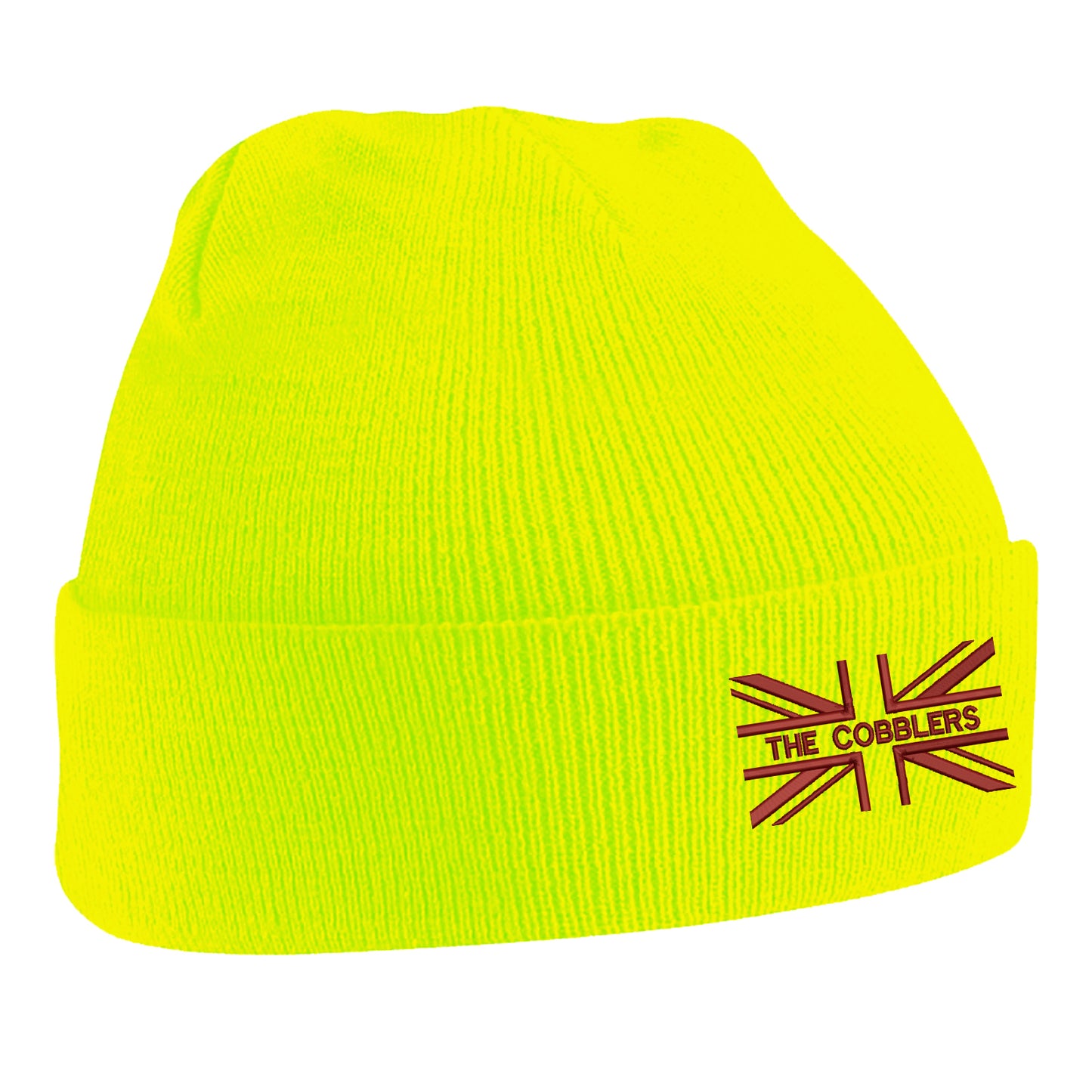 The Cobblers Union Jack Embroidered Beanie Hat
