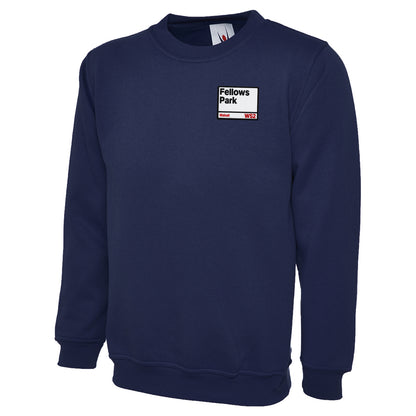 Fellows Park Walsall WS2 Embroidered Classic Sweatshirt