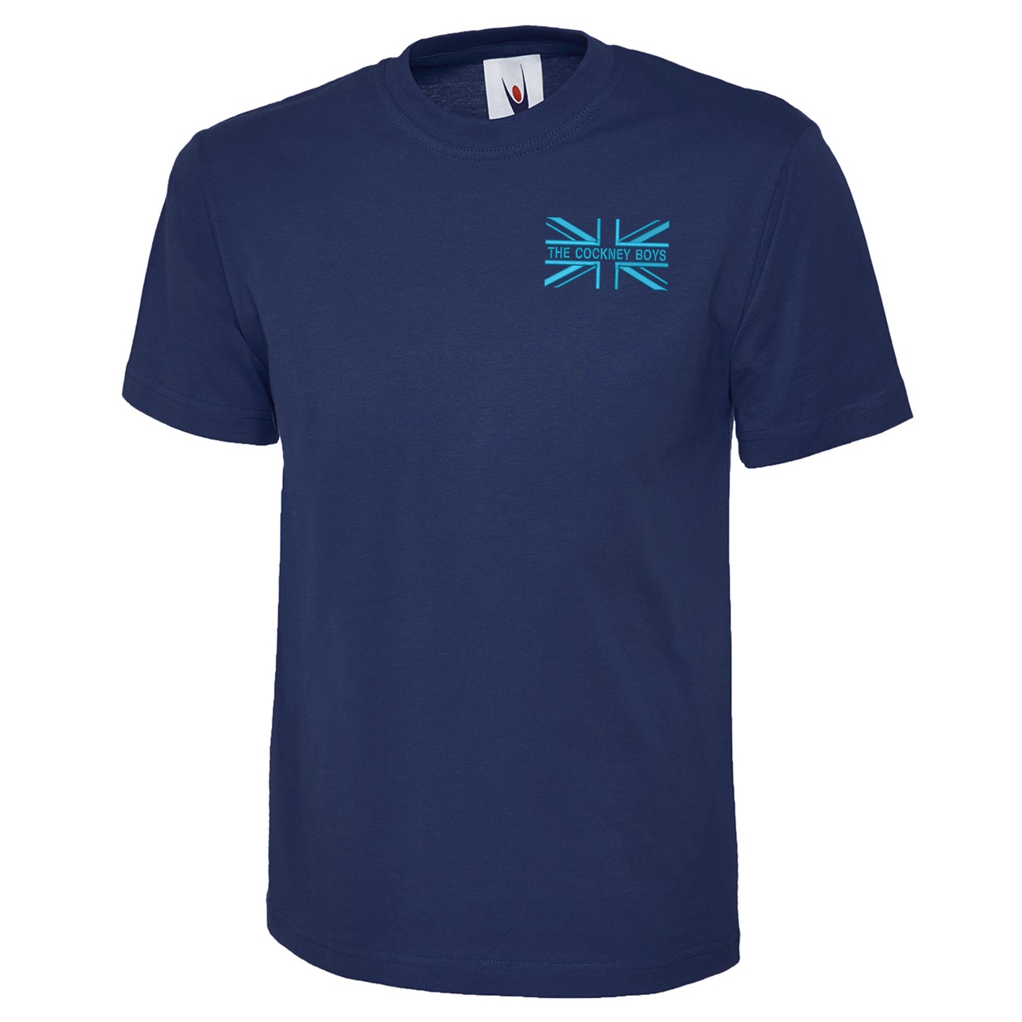 The Cockney Boys Union Jack Embroidered Classic T-Shirt