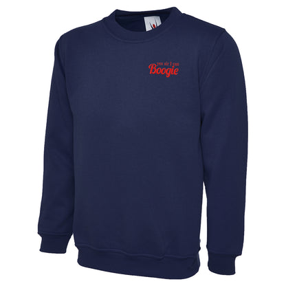 Yes Sir I Can Boogie Retro 70s 80s Disco Dancing Sweatshirt