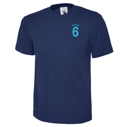 Moore 6 Embroidered Embroidered Classic T-Shirt