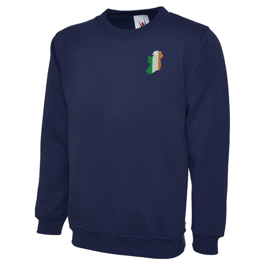 Ireland Flag Map Sweatshirt