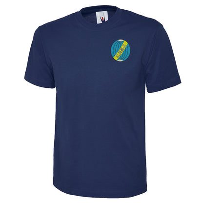 Retro Boca Juniors 1912 Embroidered Classic T-Shirt