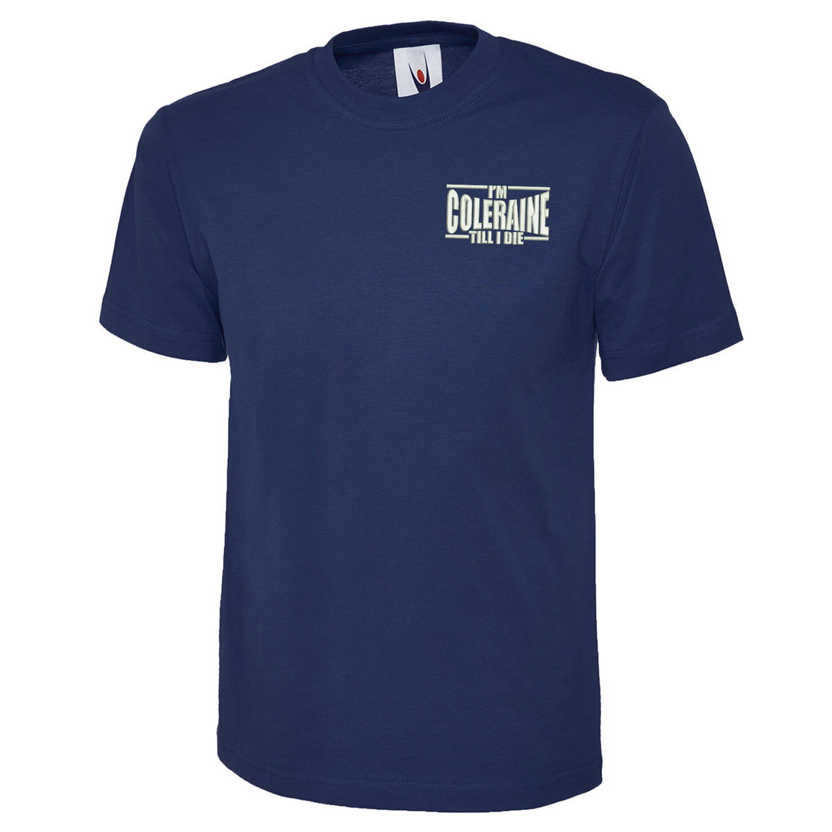I am Coleraine Embroidered T Shirt