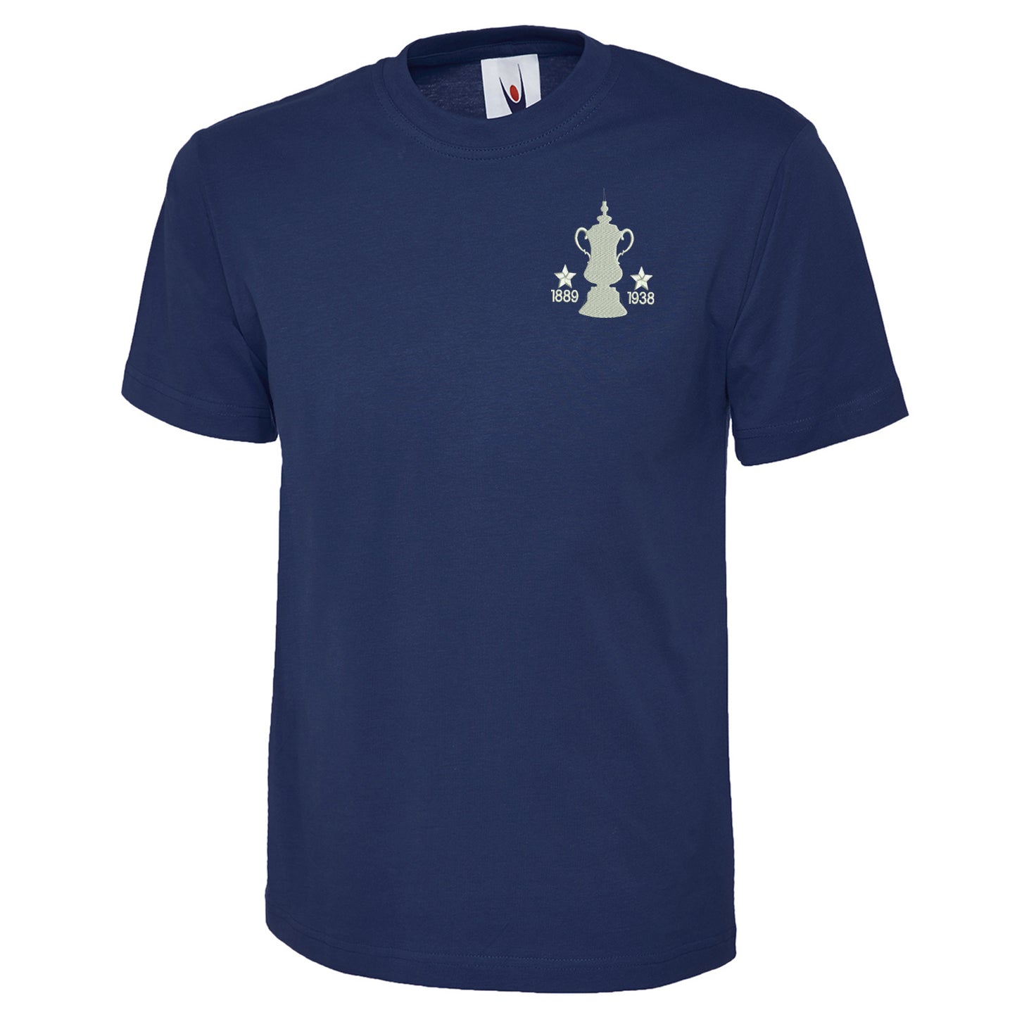 Retro Preston Two Time Cup Winners Embroidered Classic T-Shirt